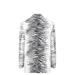 The Attico Zebra Print Single-Breasted Blazer